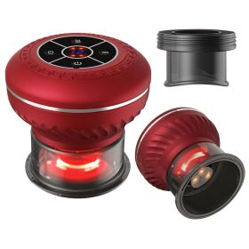 Cupping Therapy Massager With Red Light Heat Therapy 16Level Temperature Suction Cellulite Remover Massager Vacuum Therapy Machine Portable Cuppi