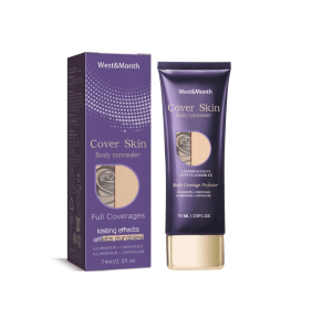 West&Month Body Concealer, Waterproof Cover Tattoo Scars Birthmark Invisible Body Concealer (Option: 74ML)
