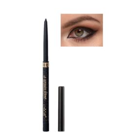 Waterproof Gel Eye Liner Pencil Eye Liner Shadow Gel Pencil for Women Waterproof Smudge Proof (Color: black)