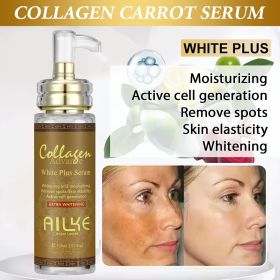 AILKE Bleaching Whitening Anti Wrinkle Lotion Cream,Use For Face And Body With Nicotinamide Glutathione Huge Bottle 500ml/16.9OZ (Color: 100ml Serum)